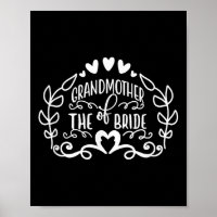Großmutter der T-Shirts der Braut zum Hochzeitstag