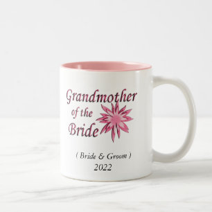 Großmutter des Braut-Rosas Zweifarbige Tasse