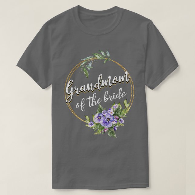 Großmutter des Brautparty Hochzeit T-Shirt (Design vorne)