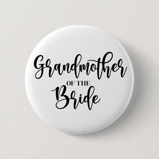Großmutter des Bride Button (Vorderseite)