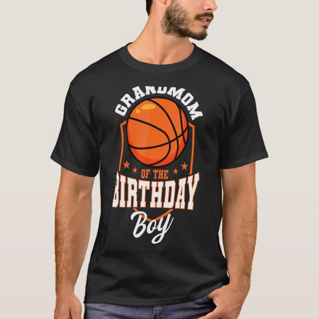 Großmutter des Geburtstags Basketball T-Shirt (Vorderseite)