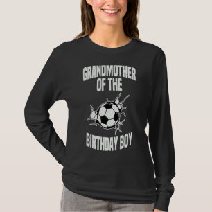Großmutter des Geburtstags Boy Soccer Ball Team B T-Shirt