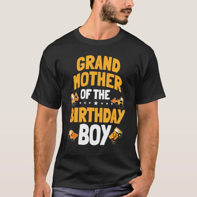 Großmutter des Geburtstagsbauwerks T-Shirt (Vorderseite)