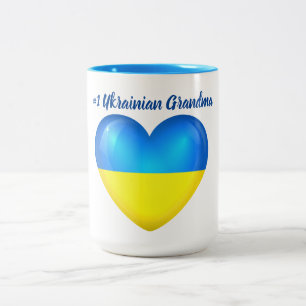 Großmutter des Ukrainer-#1 Zweifarbige Tasse