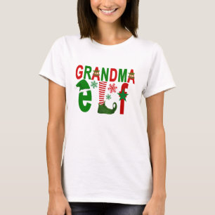 GROSSMUTTER-Elfweihnachten. .png T-Shirt