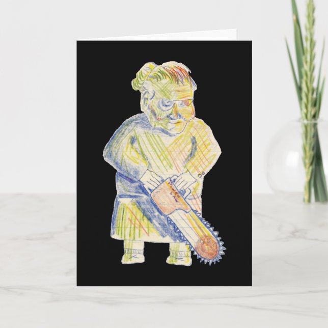 Großmutter erhalten wohle Karte (Vorderseite)