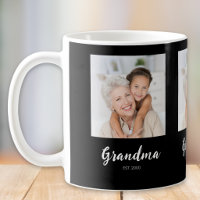 Großmutter Etablierte Schrift Schwarz 3 Foto Kaffe