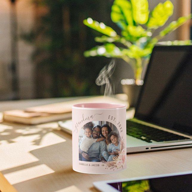 Großmutter Foto Pampelgras rosa Tasse (Von Creator hochgeladen)
