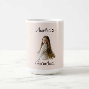 Großmutter-Geschenk - Name und Foto - Kaffeetasse