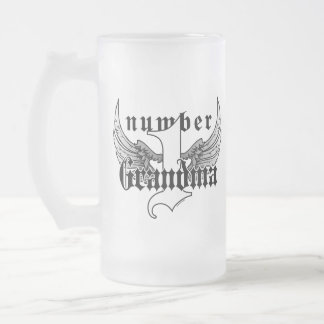 Großmutter-Glas-Tasse der Nr.-eine Mattglas Bierglas