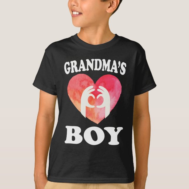 Großmutter-Grandson-Geschenk T-Shirt (Vorderseite)