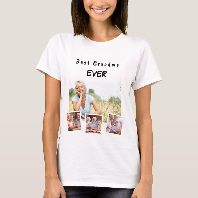Großmutter-Großmutter-Foto T-Shirt (Vorderseite)