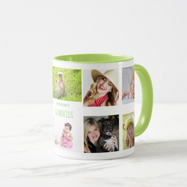 Großmutter Großvater FOTO Collage Geschenk Tasse (VorderseiteRechts)