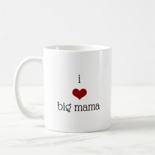 Großmutter I Liebe Großmama Rotes Herz Kaffeetasse