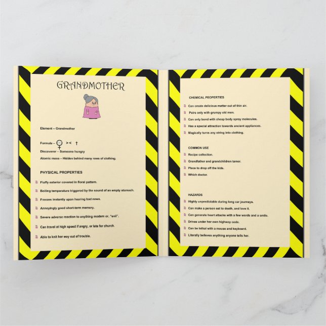 Großmutter Karte (Innenseite)