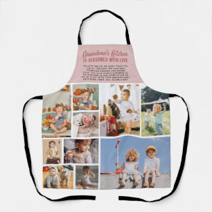 Großmutter-Küche  Farbblock - Fotocollage Schürze