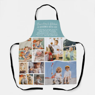 Großmutter-Küche  Farbblock - Fotocollage Schürze