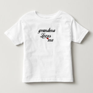 Großmutter Lieben ich Kleinkind T-shirt