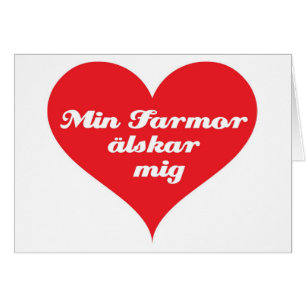 Großmutter-Lieben ich schwedisch