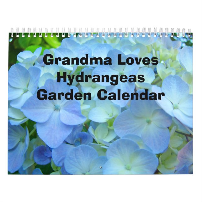 Großmutter-Liebenhydrangeas-Garten-Kalender Kalender (Titelbild)