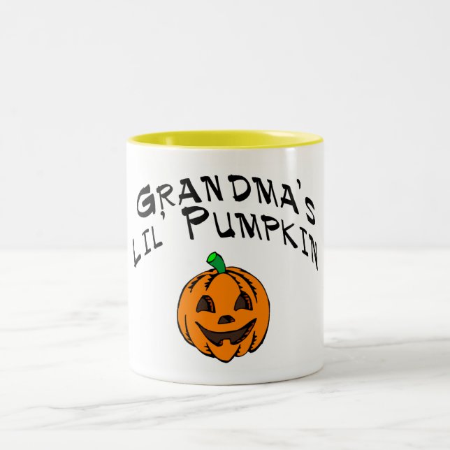 Großmütter Lil Kürbis Zweifarbige Tasse (Mittel)