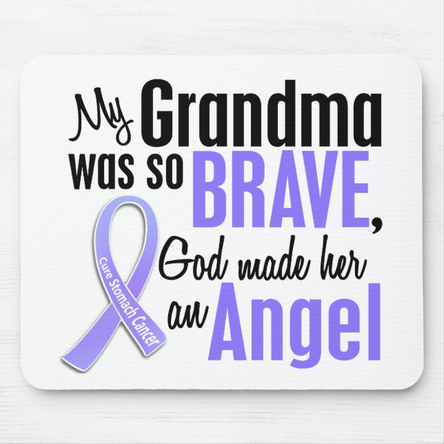 Großmutter-Magen-Krebs des Engels-1 Mousepad (Vorne)