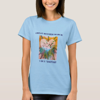 GROSSMUTTER-MARSCH: T-Shirt "Schutzraum der Freude
