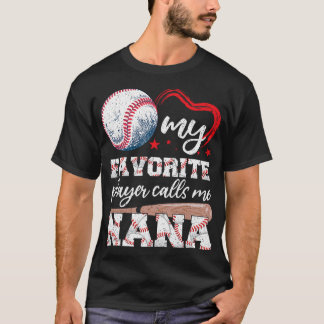 Großmutter mein Lieblingsspieler ruft mich nana Se T-Shirt