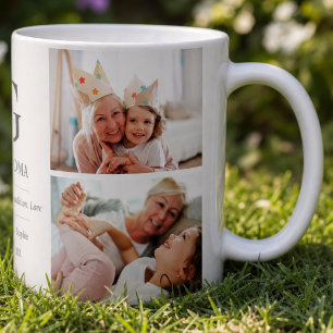 Großmutter Multi Foto Oma Typografie Cute Kaffeetasse
