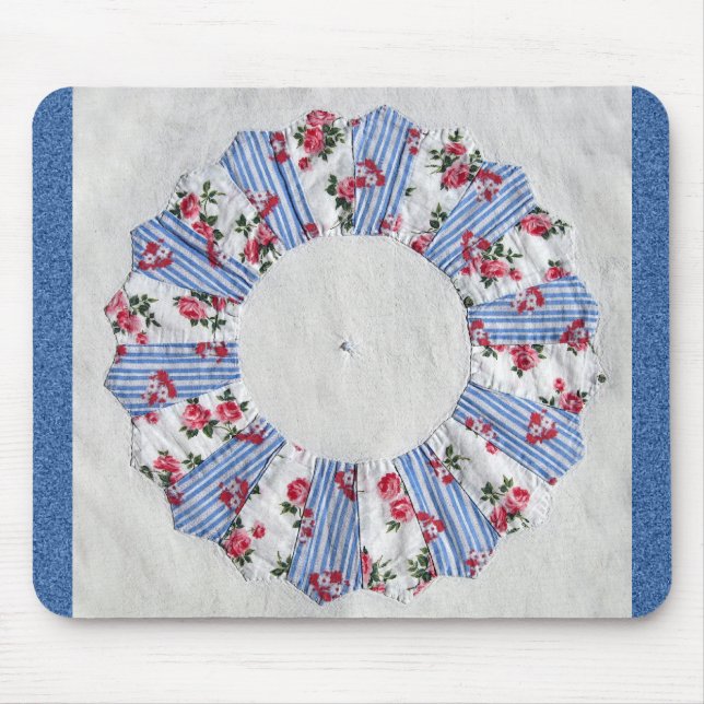 Großmutter Nellies Steppdecke - Block #3 Mousepad (Vorne)