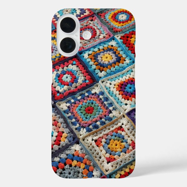 Großmutter-Quadrat-Häkeldecke  Case-Mate iPhone Hülle (Rückseite)