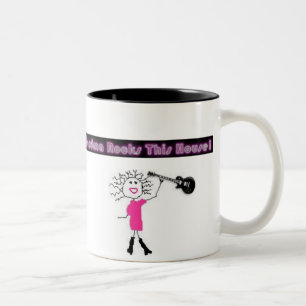 Großmutter schaukelt dieses Haus! Zweifarbige Tasse