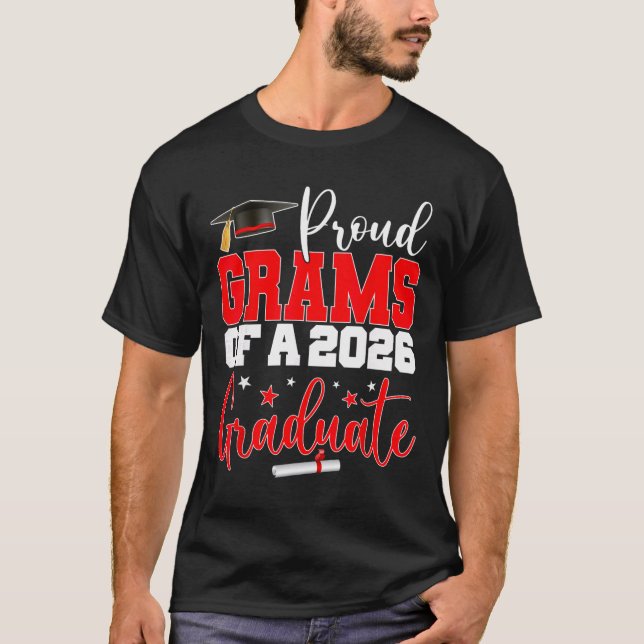Großmutter Senior 2026 Stolz Großmutter eines Cl v T-Shirt (Vorderseite)