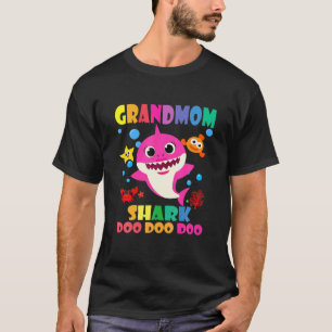 Großmutter Shark Doo Doo Funny Baby Mommy Daddy Ki T-Shirt