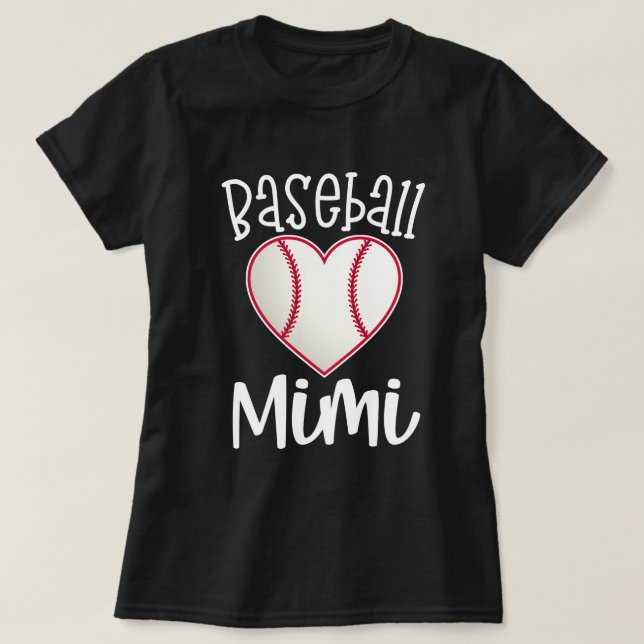 Großmutter-Shirt T-Ball der Baseball der Frauen T-Shirt (Design vorne)