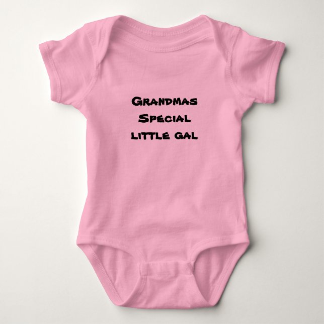 Großmütter spezielle kleine Gallone Baby Strampler (Vorderseite)