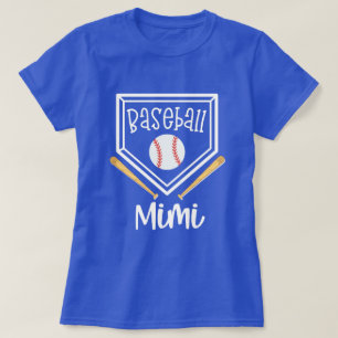 Großmutter-Spieltaggeschenk des Baseball-Mimi T-Shirt