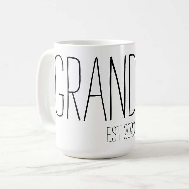 Großmutter-Tasse mit EST Kaffeetasse (Vorderseite Links)