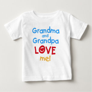 Großmutter-und Großvater-Liebe ich Baby T-shirt