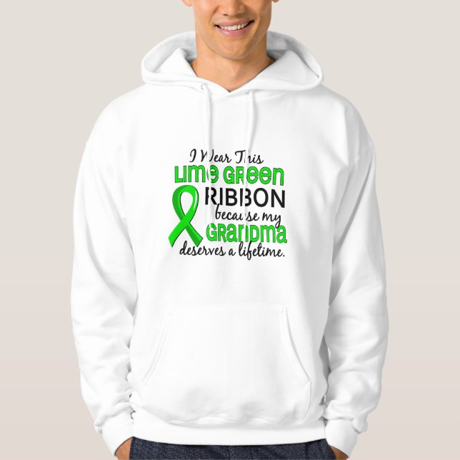 Großmutter verdient Lebenszeit-Lymphom Hoodie (Vorderseite)