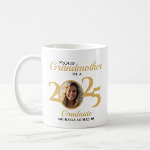 Großmutter von 2024 Graduate Foto & Name Kaffeetasse