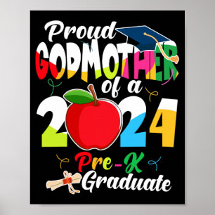 Großmutter von 2024 Mütter vor ihrem Abschluss Tag Poster