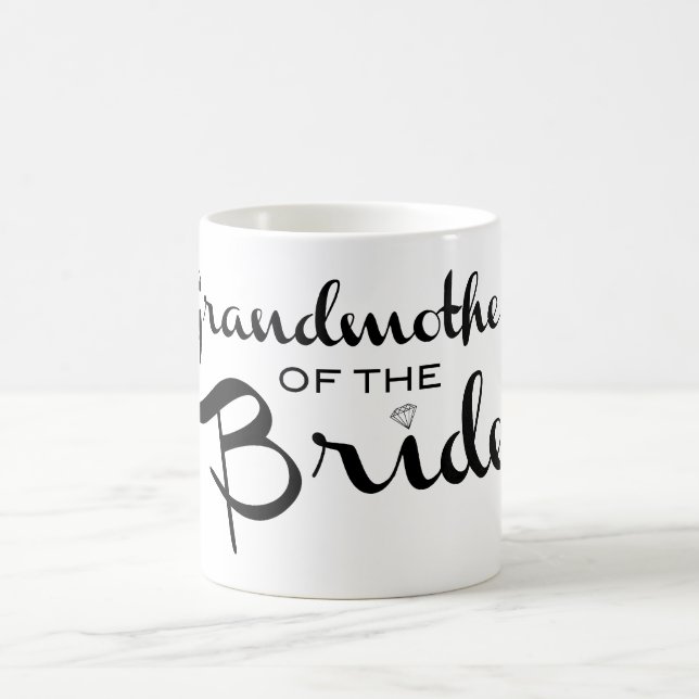 Großmutter von Bride Black auf Weiß Kaffeetasse (Mittel)