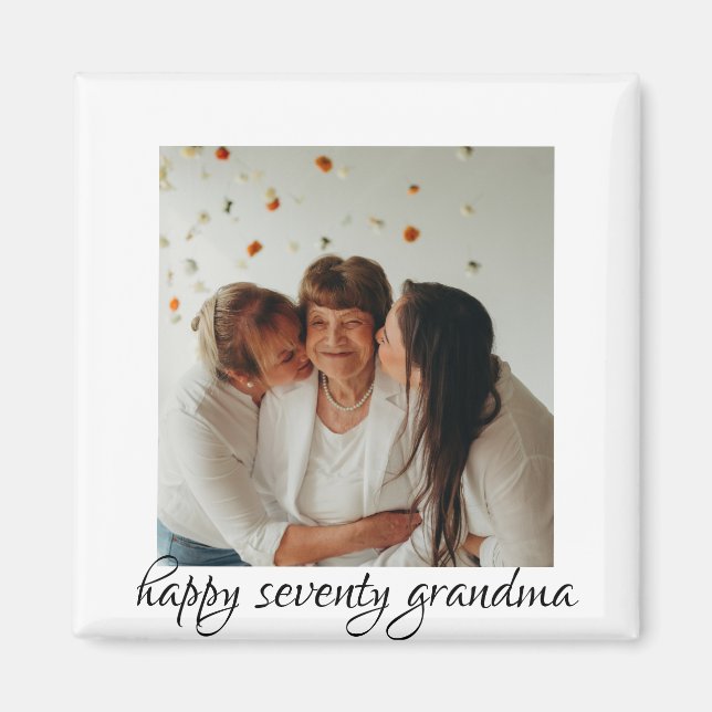 Großmutter von drei Generationen Magnet (Vorne)