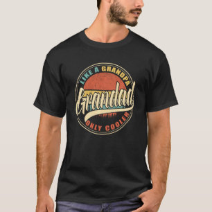 Großmutter wie Opa nur Cooler Vintager Retro D T-Shirt