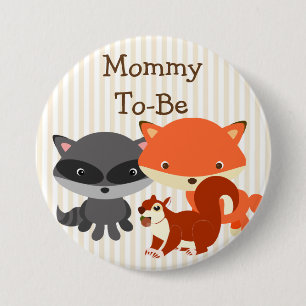 Großmutter, zum Knopf-Waldthema zu sein Button