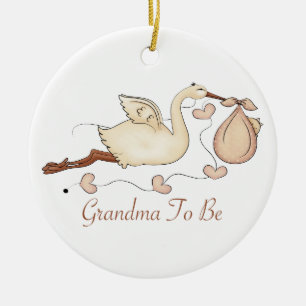 Großmutter zum zu sein keramik ornament
