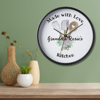 Großmutter's Küche | Aus Liebe Personalisiert gema Uhr
