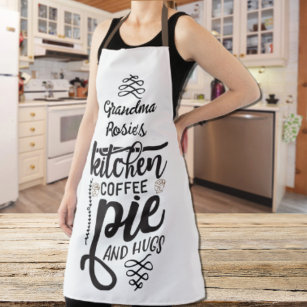 Großmutter's Küche   Personalisierter Kaffee Pie & Schürze