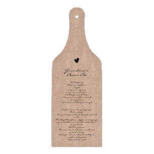 Großmutter's Rezept Custom Family halten Sake Blu Schneidebrett